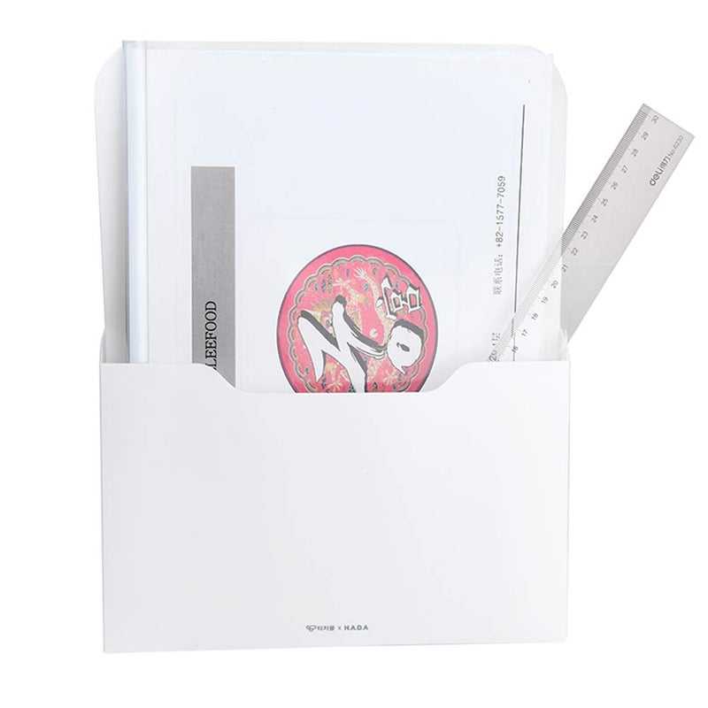 Marbrasse 2 Pack Magnetic File Holder - Paper Holder, Pocket Organizer,Hanging Wall File Organizer Office Supplies Storage, Magazine Mail Organizer Case for Notebooks,Planners,Letter (2 Pack) - Image 3
